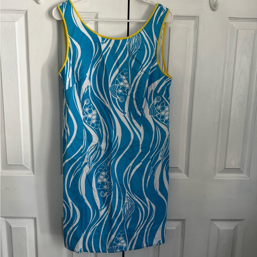 Lily Pulitzer Blue and Yellow dress
